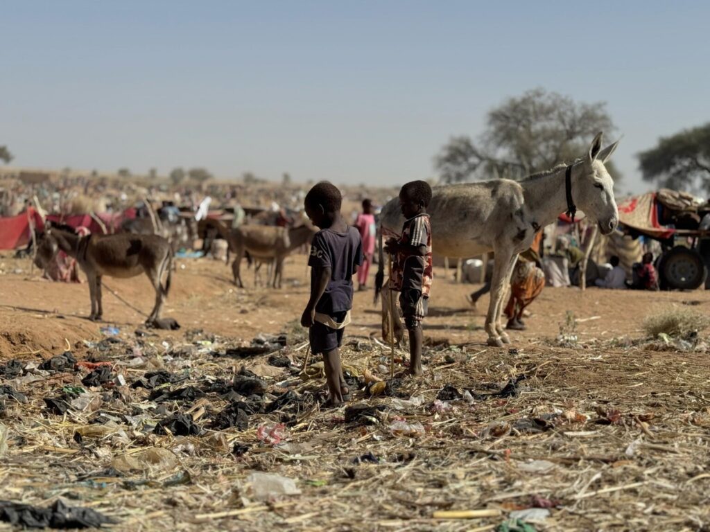 مخيم نازحين بمنطقة طويلة