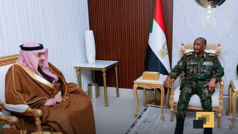 البرهان-ونائب-وزير-الخارجية-السعودي-يناقشان-مبادرة-الرياض-بشأن-السودان