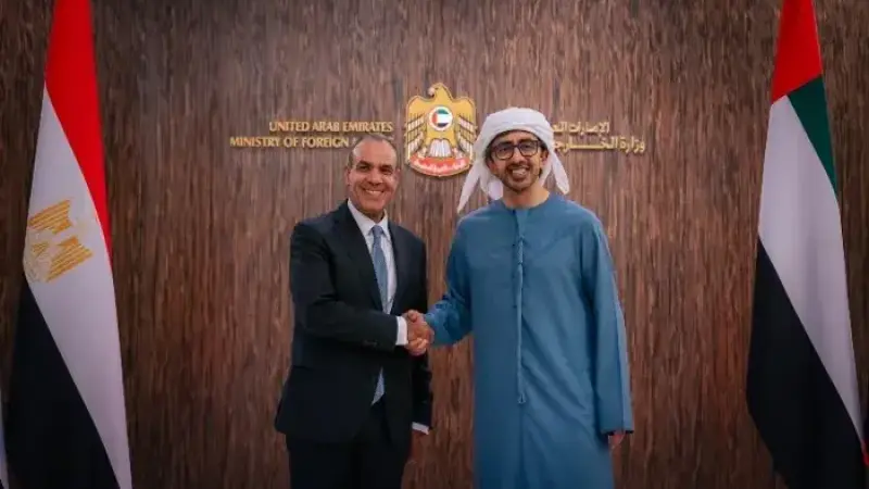 وزيري الخارجية المصري والاماراتي