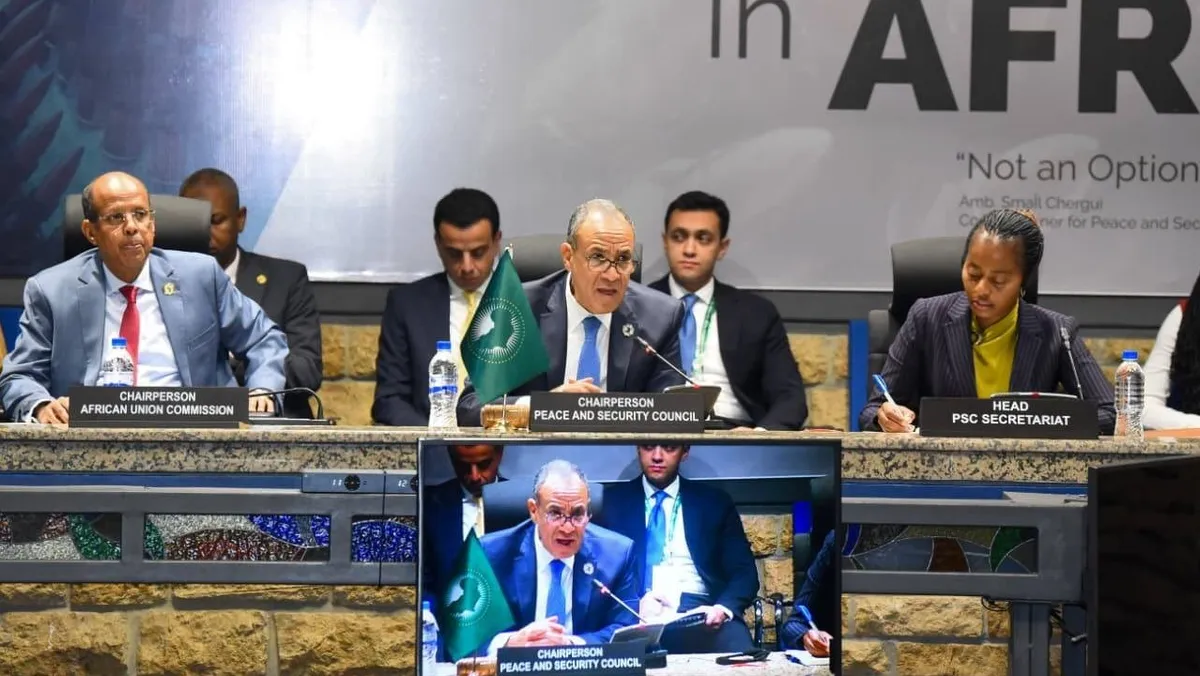 جلسة مشاورات حول السودان